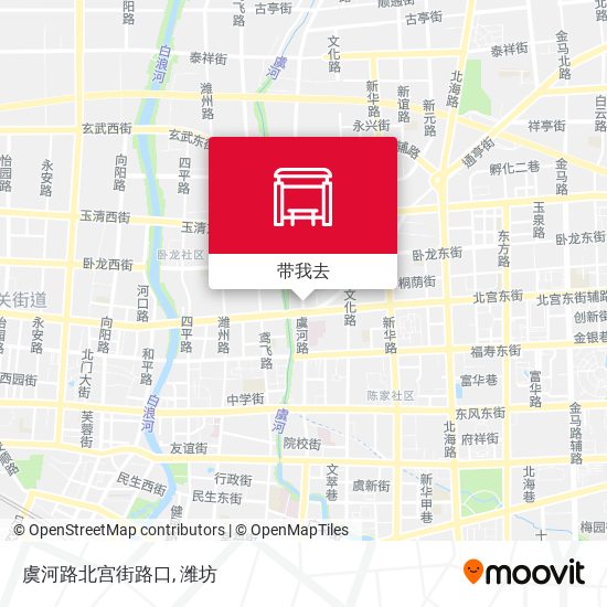 虞河路北宫街路口地图