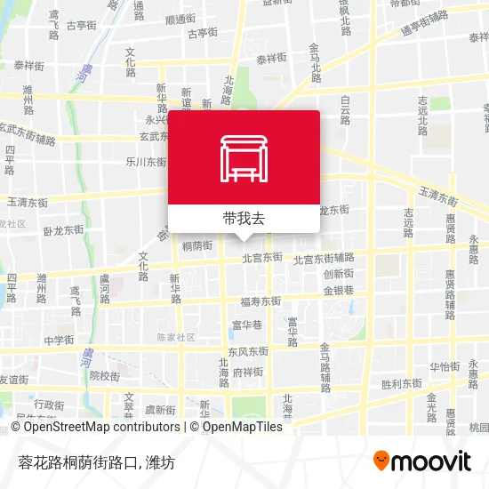 蓉花路桐荫街路口地图