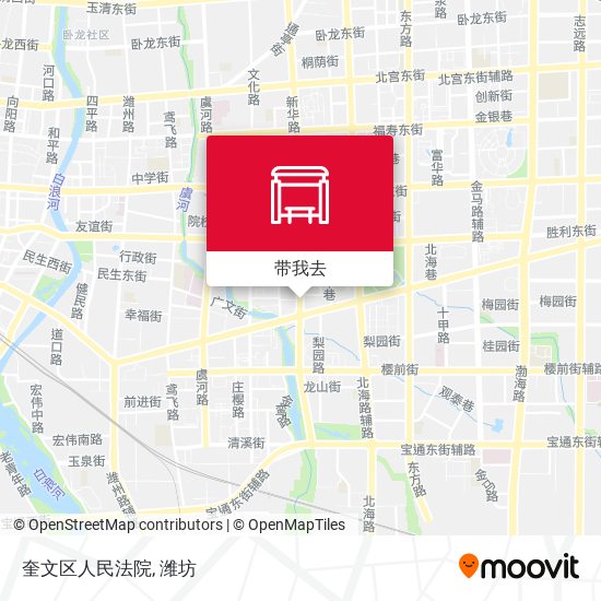 奎文区人民法院地图