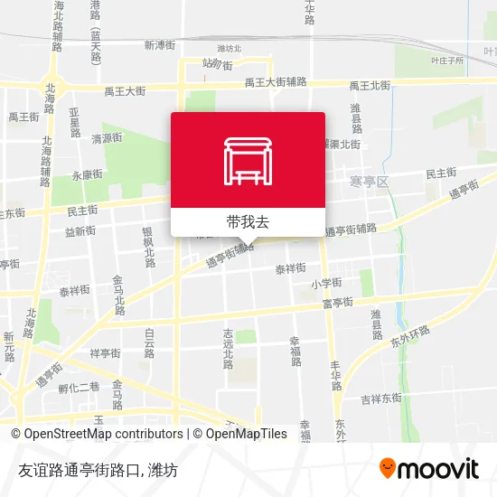 友谊路通亭街路口地图