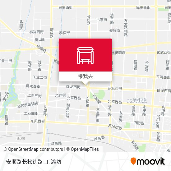安顺路长松街路口地图