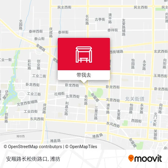 安顺路长松街路口地图