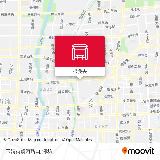 玉清街虞河路口地图
