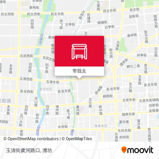 玉清街虞河路口地图