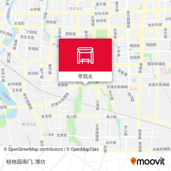 植物园南门地图