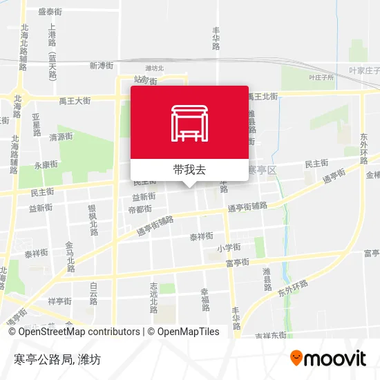 寒亭公路局地图