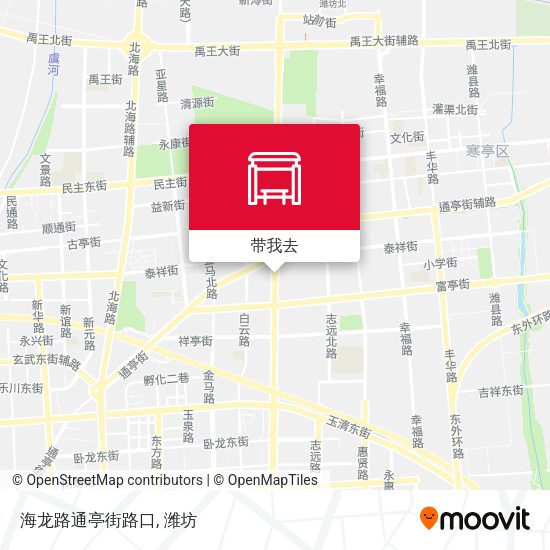 海龙路通亭街路口地图