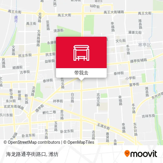 海龙路通亭街路口地图