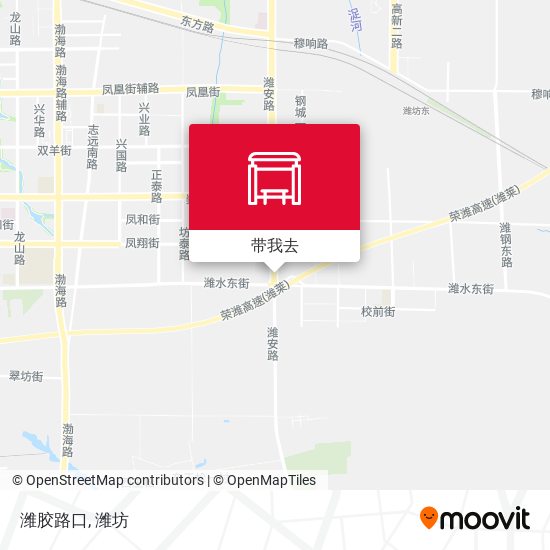 潍胶路口地图