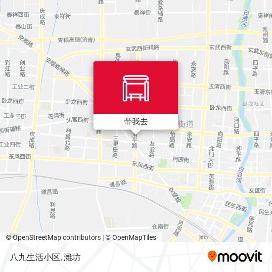 八九生活小区地图