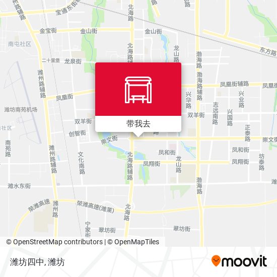 潍坊四中地图