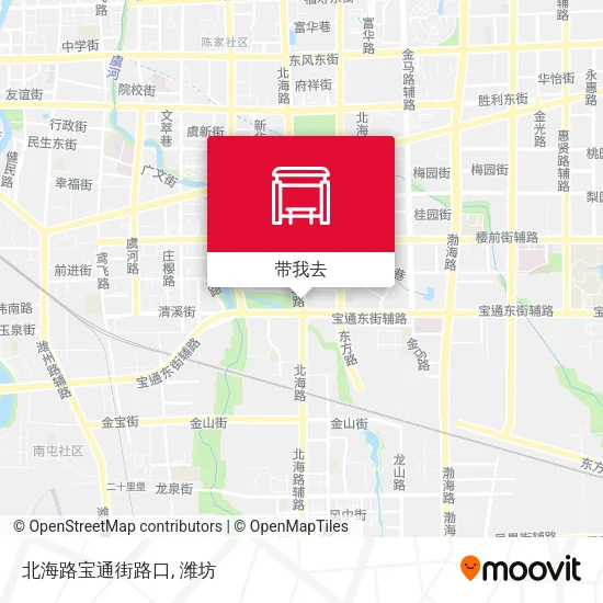 北海路宝通街路口地图