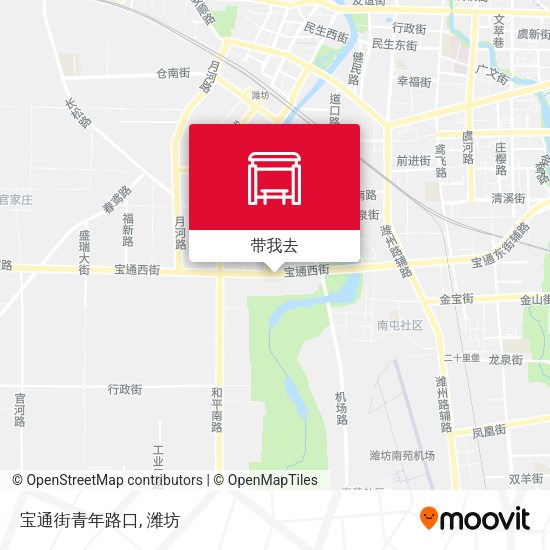 宝通街青年路口地图