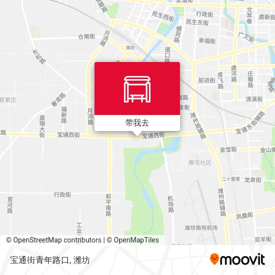 宝通街青年路口地图