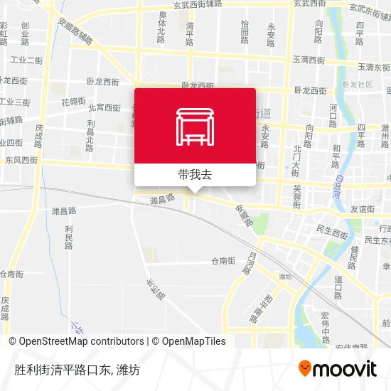 胜利街清平路口东地图