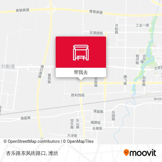 杏乐路东风街路口地图