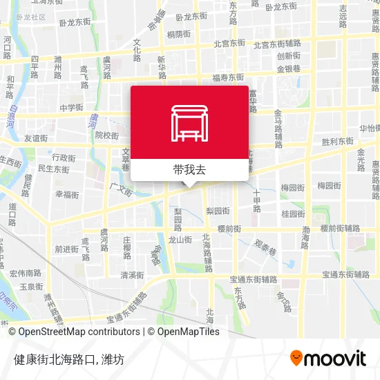 健康街北海路口地图