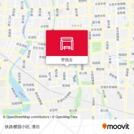 铁路樱园小区地图
