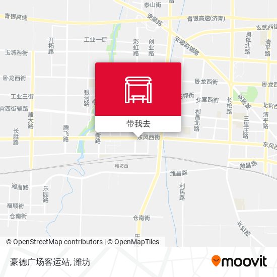 豪德广场客运站地图