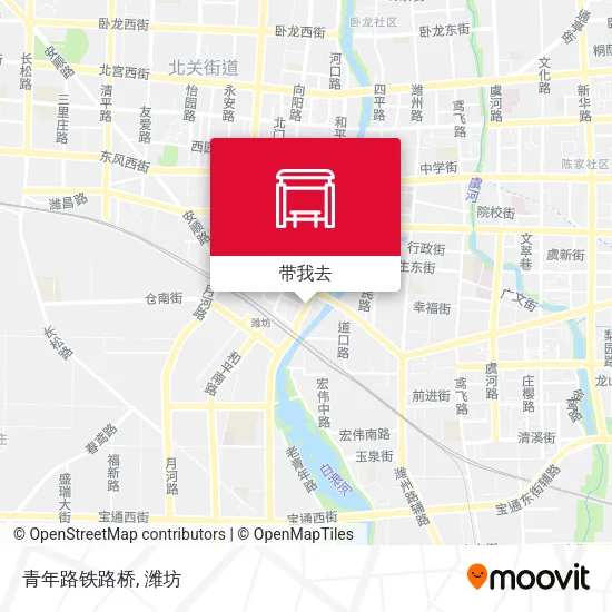 青年路铁路桥地图