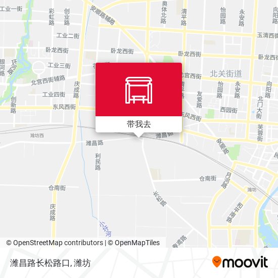 潍昌路长松路口地图