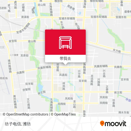坊子电信地图