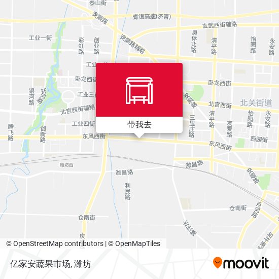 亿家安蔬果市场地图