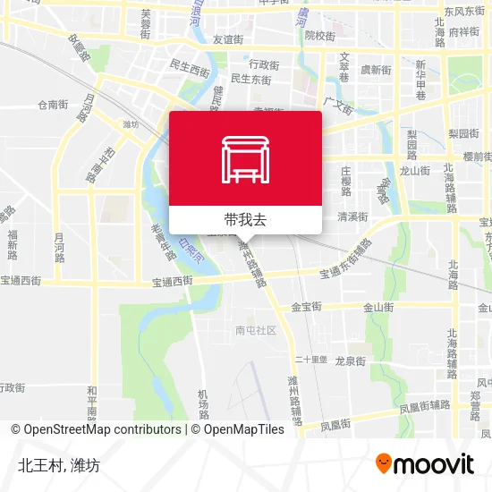 北王村地图