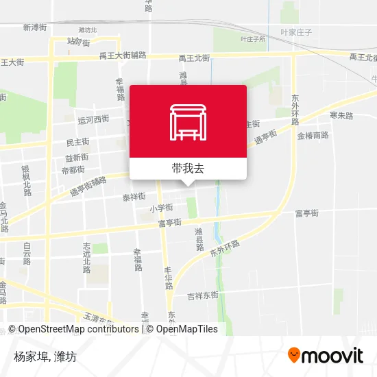 杨家埠地图