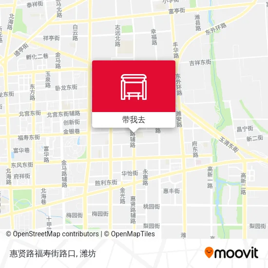 惠贤路福寿街路口地图