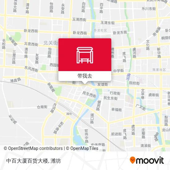 中百大厦百货大楼地图
