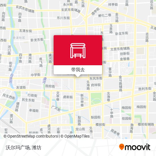 沃尔玛广场地图