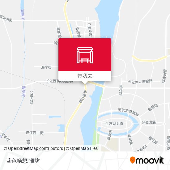 蓝色畅想地图
