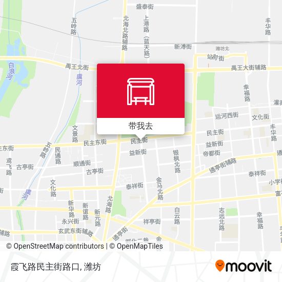 霞飞路民主街路口地图