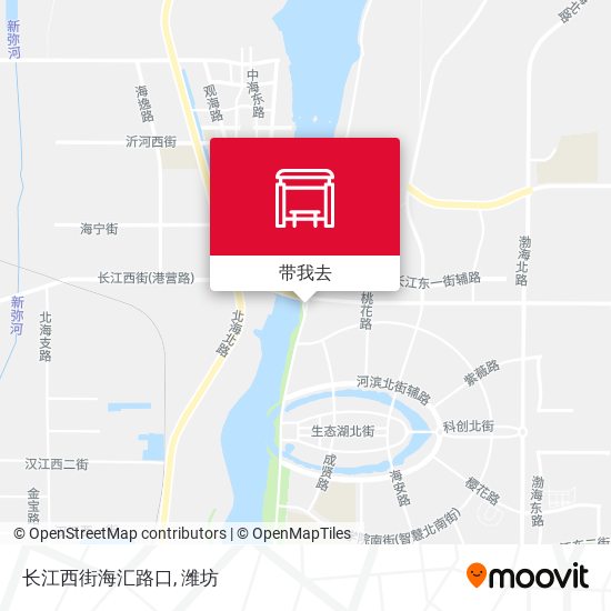 长江西街海汇路口地图