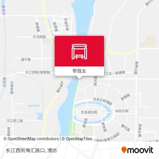 长江西街海汇路口地图