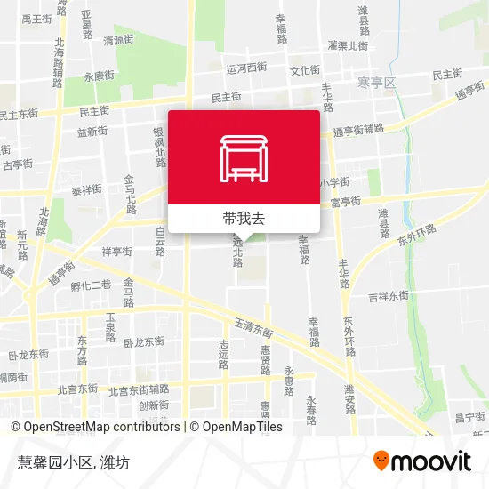 慧馨园小区地图