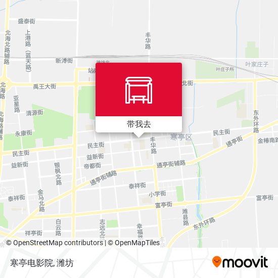 寒亭电影院地图
