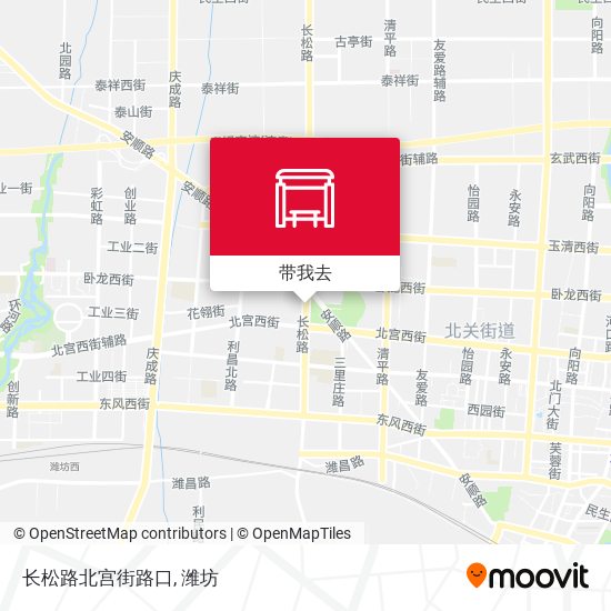 长松路北宫街路口地图