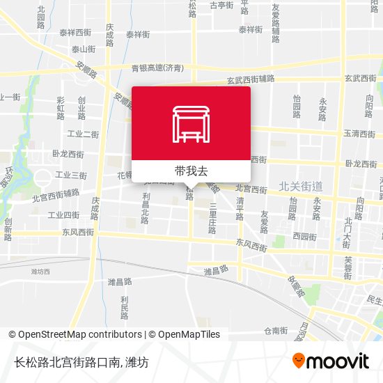 长松路北宫街路口南地图