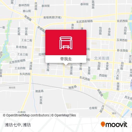 潍坊七中地图