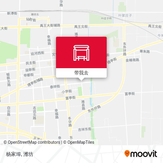 杨家埠地图
