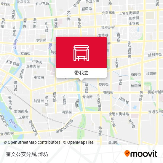 奎文公安分局地图
