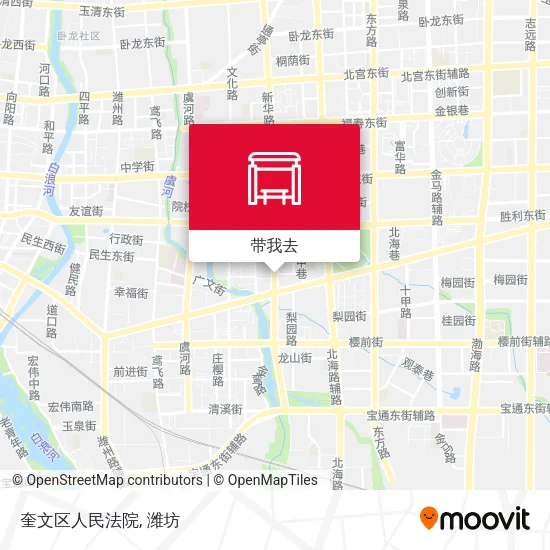 奎文区人民法院地图