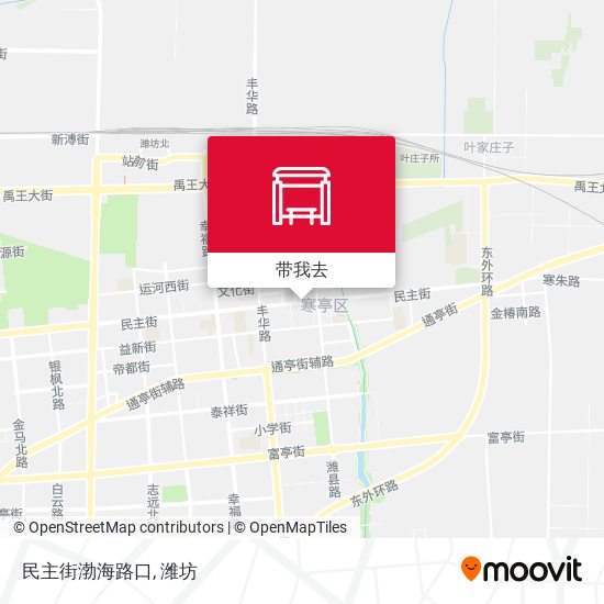民主街渤海路口地图