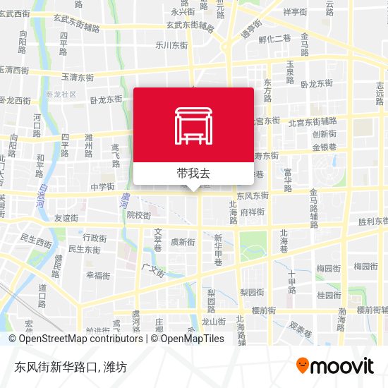 东风街新华路口地图