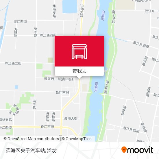 滨海区央子汽车站地图