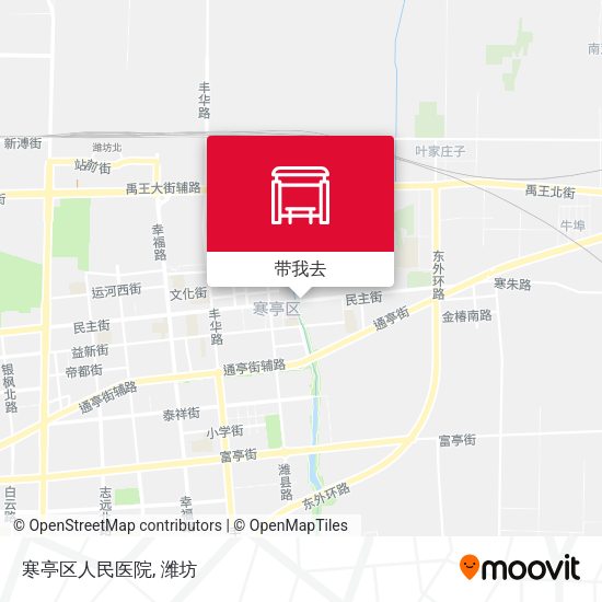 寒亭区人民医院地图