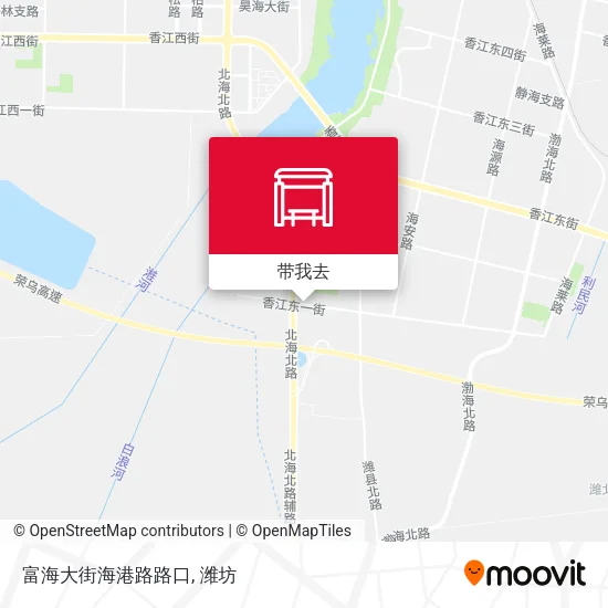 富海大街海港路路口地图