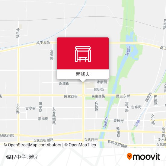 锦程中学地图